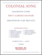 Colonial Song Saxophone Ensemble cover